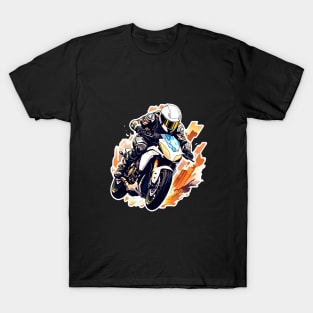 crazy motorcycle design T-Shirt